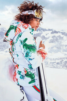 Hiihtotakki Sportalm Exotic Womens Jacket with Hood and Fur Optical White 38 - 5