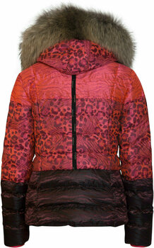 Ski-jas Sportalm Holly Womens Jacket with Hood and Fur Neon Pink 40 - 2