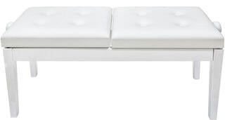 Dubbele pianokruk Pianonova HY-PJ022 Dubbele pianokruk White Matt - 1