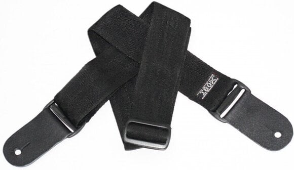 Textile guitar strap iBox CNP Colors Line Black Textile guitar strap - 2