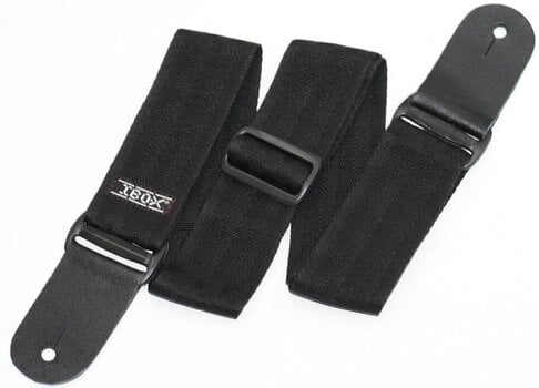 Textile guitar strap iBox CNP Colors Line Black Textile guitar strap - 3