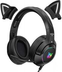 Auriculares para ordenador Onikuma K9 RGB Wired with Cat Ears Negro Auriculares para ordenador - 1