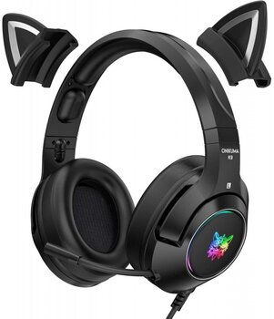 PC-Headset Onikuma K9 RGB Wired with Cat Ears Schwarz PC-Headset - 2