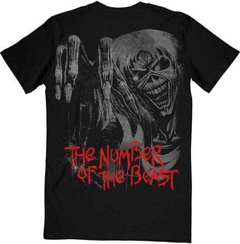 T-Shirt Iron Maiden T-Shirt Number Of The Beast Jumbo Unisex Black L - 2
