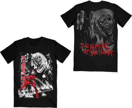 Koszulka Iron Maiden Koszulka Number Of The Beast Jumbo Unisex Black XL - 3