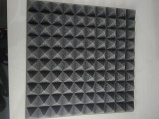 Absorptiepaneel schuim Mega Acoustic PA-PMP5-DG-50x50x5 Dark Grey Absorptiepaneel schuim (Beschadigd) - 1