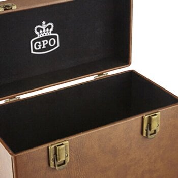 Veske/etui til LP-plater GPO Retro Vinyl Record Case Brown - 5