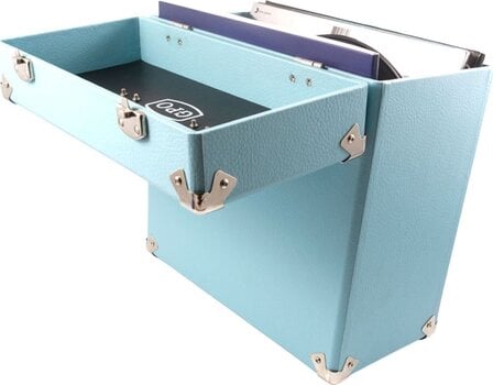 Veske/etui til LP-plater GPO Retro Vinyl Record Case Blue - 7