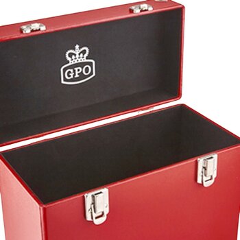 Taske/kuffert til LP-plader GPO Retro GPO-19 Etui til LP-plader 1 Red - 4