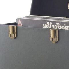 Geantă/husă pentru înregistrări LP GPO Retro GPO71419 Carcasă pentru discuri LP 1 Rustic Green - 5