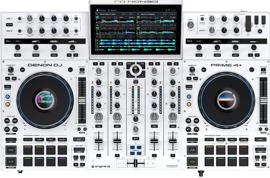 DJ kontroler Denon Prime 4+ White SET DJ kontroler - 4