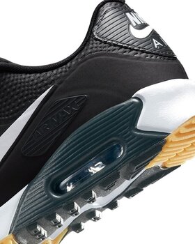 Женски голф обувки Nike Air Max 90 G Unisex Shoe Black/White 37,5 Женски голф обувки - 8