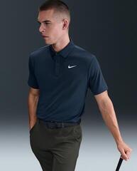 Koszulka Polo Nike Dri-Fit Tour Texture Mens Midnight Navy/White - 1