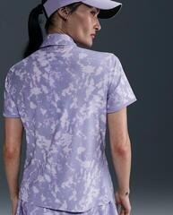 Polo Shirt Nike Dri-Fit Victory Print Womens Lilac Ice/White - 4