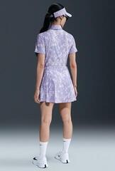 Polo Shirt Nike Dri-Fit Victory Print Womens Lilac Ice/White - 3