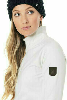 Ski T-shirt/ Hoodies Spyder Unyte Womens Zip T-Neck White XS - 5