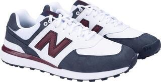Men's golf shoes New Balance 574 Greens V2 White/Navy/Red - 2