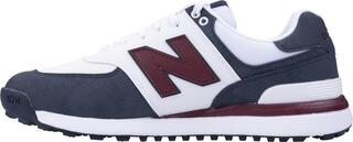 Men's golf shoes New Balance 574 Greens V2 White/Navy/Red - 1