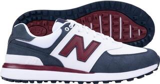 Men's golf shoes New Balance 574 Greens V2 White/Navy/Red - 5