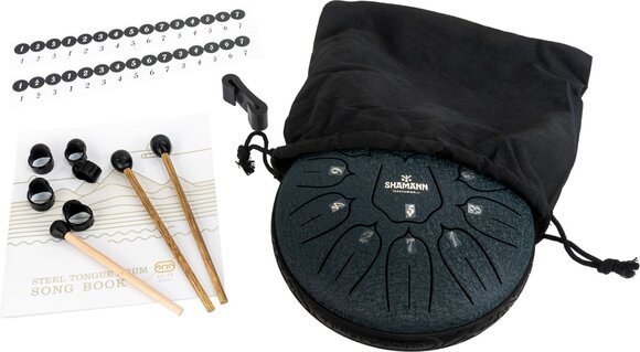 Tongue Drum Shamann 6" 11 Notes D5 Major Navy Blue Tongue Drum - 3