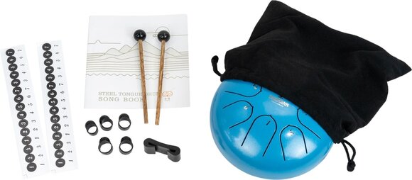 Tongue Drum Shamann 6" 8 Notes C5 Major Blue Tongue Drum - 3