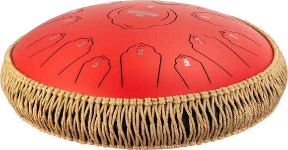 Tongue Drum Shamann 14" 15 Notes C Major Red Tongue Drum - 3