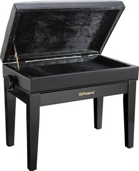 Дървена табуретка за пиано Roland RPB-400 Дървена табуретка за пиано Polished Ebony - 2