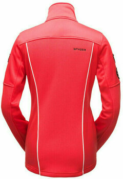 T-shirt/casaco com capuz para esqui Spyder Wengen FZ Stryke Hibiscus/Black XS Casaco - 3