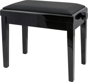 Banqueta de piano em madeira Pianonova HY-PJ023 Banqueta de piano em madeira Black Gloss - 2