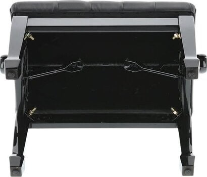 Taburete de piano de madera GEWA Piano Bench Deluxe XL Taburete de piano de madera Black High Polish - 10