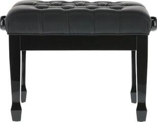 Дървена табуретка за пиано GEWA Piano Bench Deluxe XL Дървена табуретка за пиано Black High Polish - 2