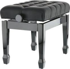 Дървена табуретка за пиано GEWA Piano Bench Deluxe XL Дървена табуретка за пиано Black High Polish - 5