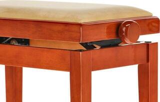 Houten pianokruk GEWA Piano Bench Deluxe Houten pianokruk Cherry - 6