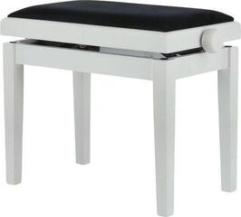 Дървена табуретка за пиано GEWA Piano Bench Deluxe Дървена табуретка за пиано White Matt - 5