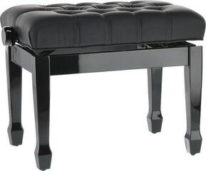 Дървена табуретка за пиано GEWA Piano Bench Deluxe XL Дървена табуретка за пиано Black High Polish - 1