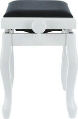 Дървена табуретка за пиано GEWA Piano Bench Deluxe Classic Дървена табуретка за пиано White Gloss - 5
