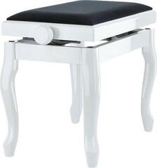 Дървена табуретка за пиано GEWA Piano Bench Deluxe Classic Дървена табуретка за пиано White Gloss - 4