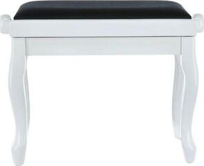 Дървена табуретка за пиано GEWA Piano Bench Deluxe Classic Дървена табуретка за пиано White Gloss - 1