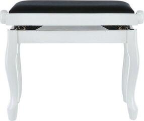 Дървена табуретка за пиано GEWA Piano Bench Deluxe Classic Дървена табуретка за пиано White Gloss - 3