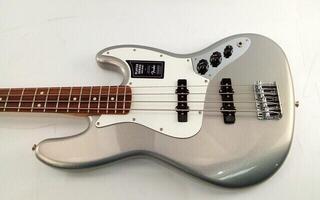4-strängad basgitarr Fender Player Series Jazz Bass PF Silver 4-strängad basgitarr (Begagnad) - 2