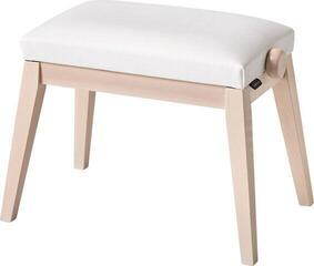 Дървена табуретка за пиано Konig & Meyer 13946 Дървена табуретка за пиано White - 1