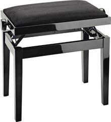 Fából készült zongoraszék Konig & Meyer 13901 Fából készült zongoraszék Black High Polish - 1