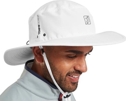 Klobúk Footjoy Temposeries Sun UNI White Klobúk - 3