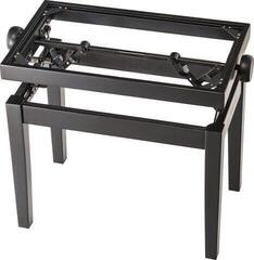 Дървена табуретка за пиано Konig & Meyer 13700 Wooden Frame Дървена табуретка за пиано Black Matt - 1