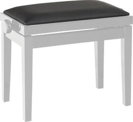 Дървена табуретка за пиано Konig & Meyer 13840 Seat Cushion Leather Дървена табуретка за пиано Black - 1