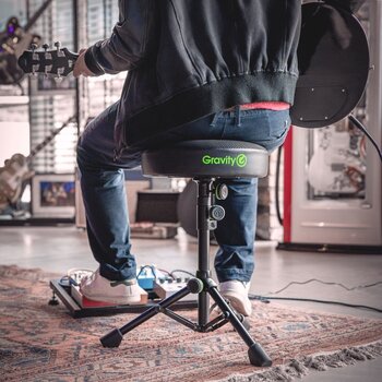 Metal piano stool
 Gravity FD SEAT 1 Metal piano stool Black - 17