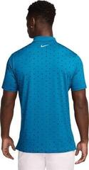 Tricou polo Nike Dri-Fit Tour Print Mens Laser Blue/White - 2