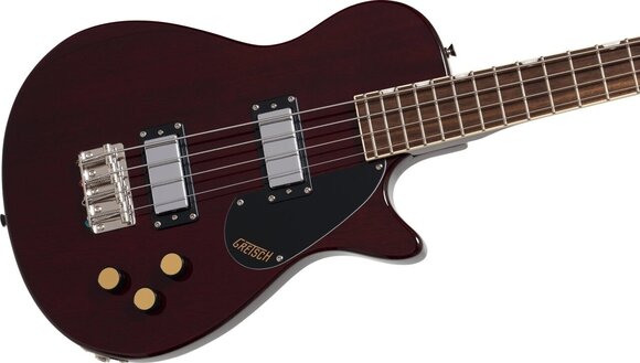 4-string Bassguitar Gretsch Streamliner Jet Club Bass SC LRL Walnut Satin 4-string Bassguitar - 3