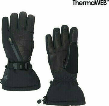 Ski Gloves Spyder Omega Mens Ski Glove Black M - 3