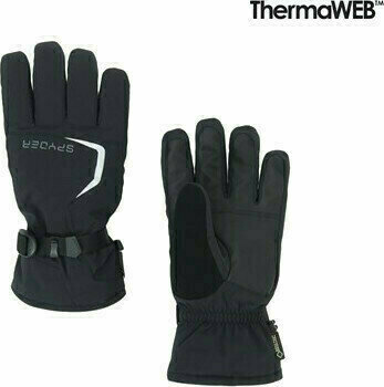 Rękawice narciarskie Spyder Propulsion Mens Ski Glove Black M - 2